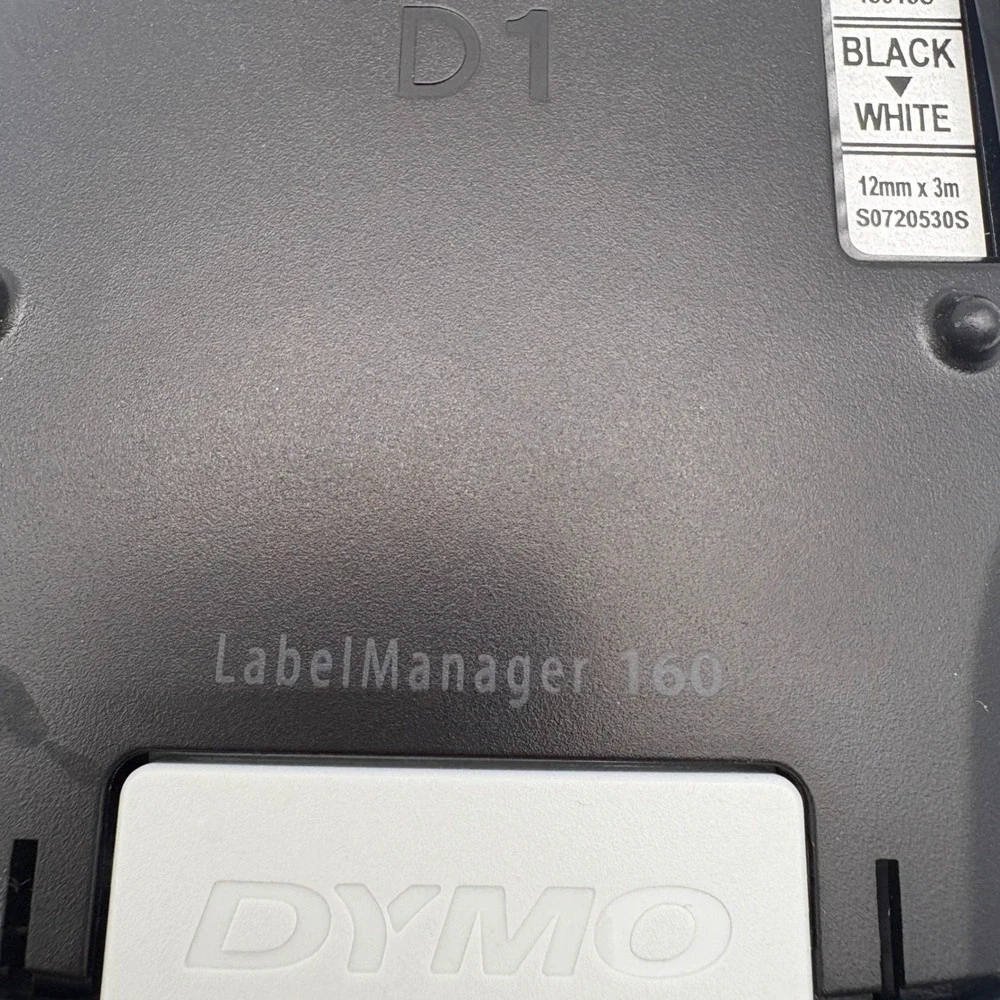 DYMO LabelManager 160 Handheld Label Maker Bundle with 6 Tape Refills Black/Gray